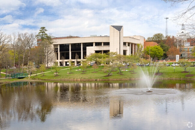 George Mason University campus is over 800 acres in downtown Fairfax.
