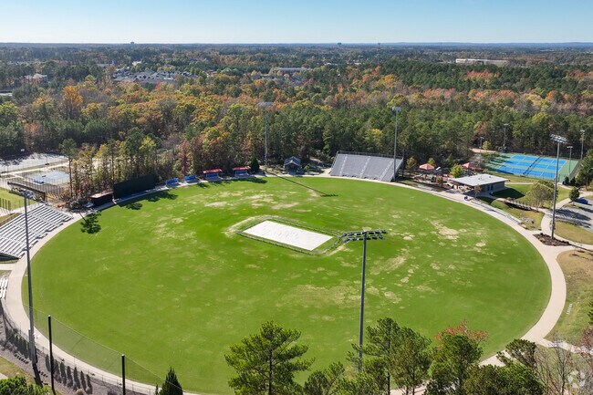 Church Street Park in Morrisville is a destination for Cricket and tennis players.