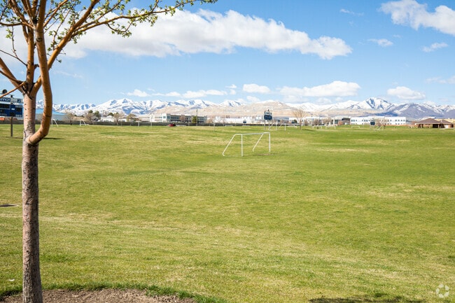 The fields are perfect for sports, such as soccer or frisbee, while the walking path is a great place for residents to get some exercise.