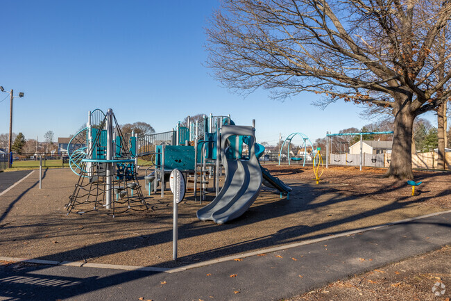 Squantam Elementary School in Quincy boasts a play structure on the grounds.