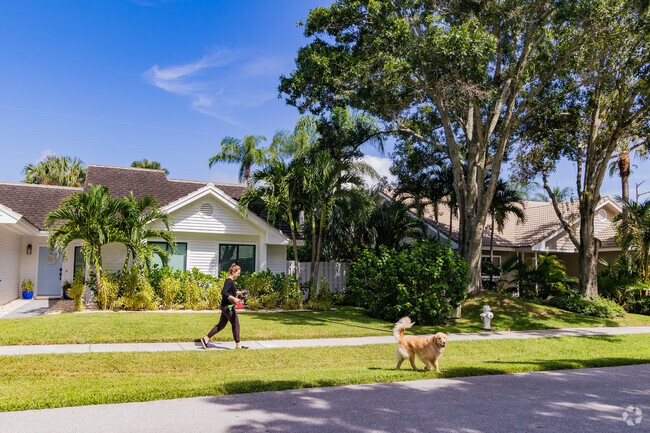 Maplewood resident and her pup enjoying the neighborhood.