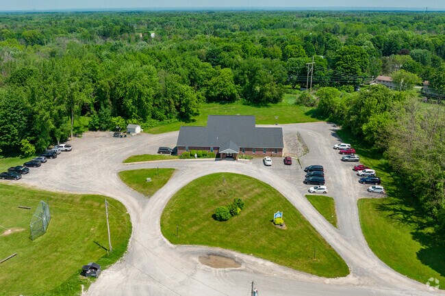 Holy Cross Academy has a small parking lot for staff and parents.
