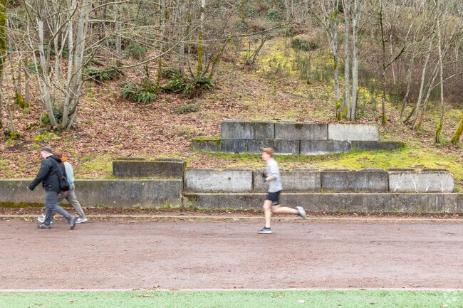 Walking and running in the public parks are common ways to stay active in North Queen Anne.