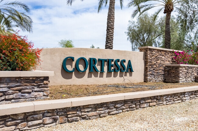 Iconic Cortessa Monument Sign: A Beautiful and Historic Landmark in the Heart of Cactus, Arizona, Perfect for a Stunning Photo Op.