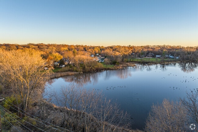 The beautiful Elvehjem neighborhood basked in golden light.