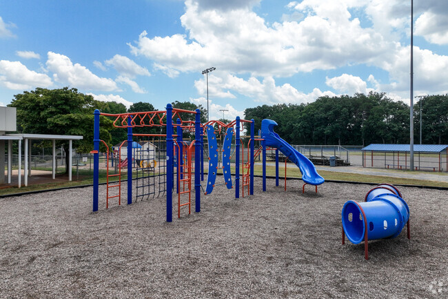 Students love the playground at Fall Creek Elementary in East Bend, NC.