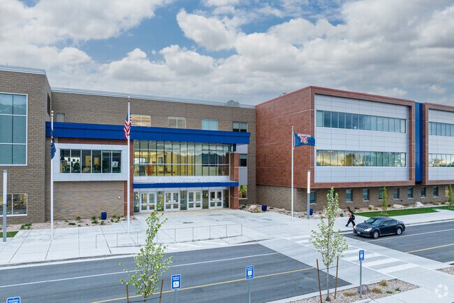 Brighton High School is located in the Cottonwood Heights neighborhood.
