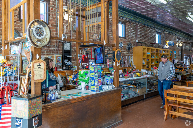 The gift shop in  the Silver Dollar Cafe is known for their fun items in Collinsville.