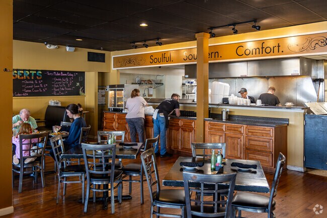 Dean's Restaurant and Bakery is a local favorite and serves up southern hospitality.