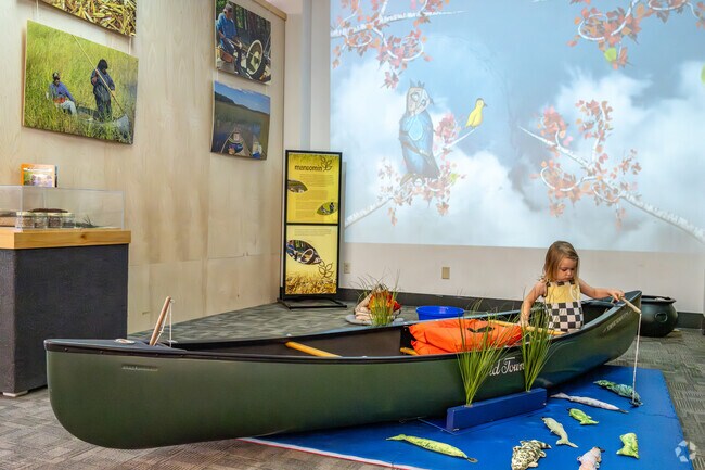 Learn about the wild rice harvest at the Duluth Children's Museum in Lincoln Park.