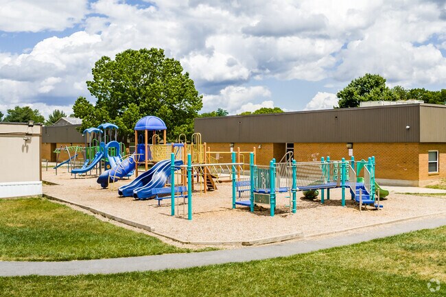 Kids love the playground at Monocacy Elementary School.