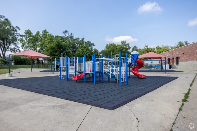 Kids love the playground at Karen Acres Elementary School.