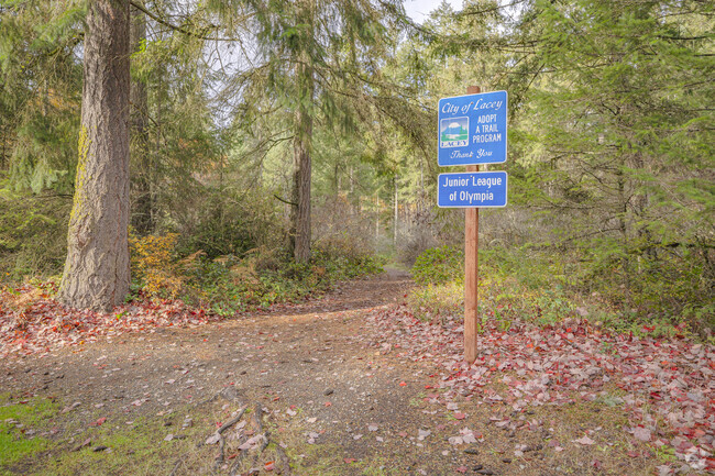 William Ives Trail offers a place to hike in Lacey WA.