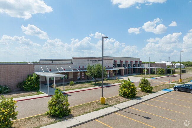 Dr. Palmira Mendiola Elementary School is located on Abram Rd and hosts grades Pre-k to 5th.