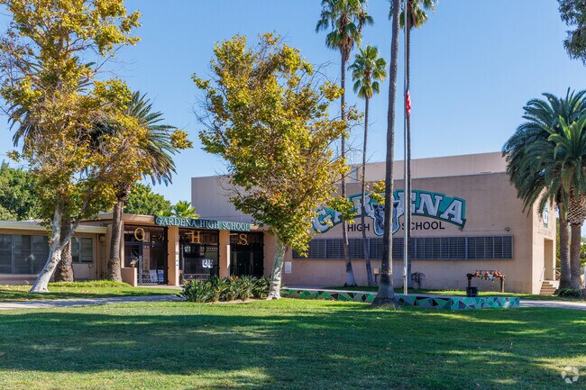 Gardena High School features pathways in engineering, global business, and creative arts.