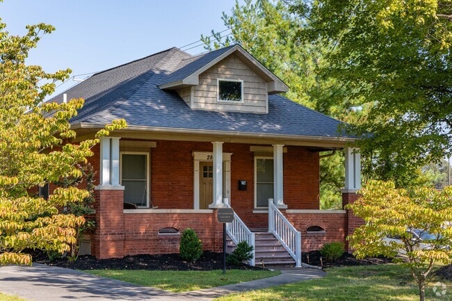 Some homes in Keiler Park are brick Craftsman bungalows with large front porches in Paducah.
