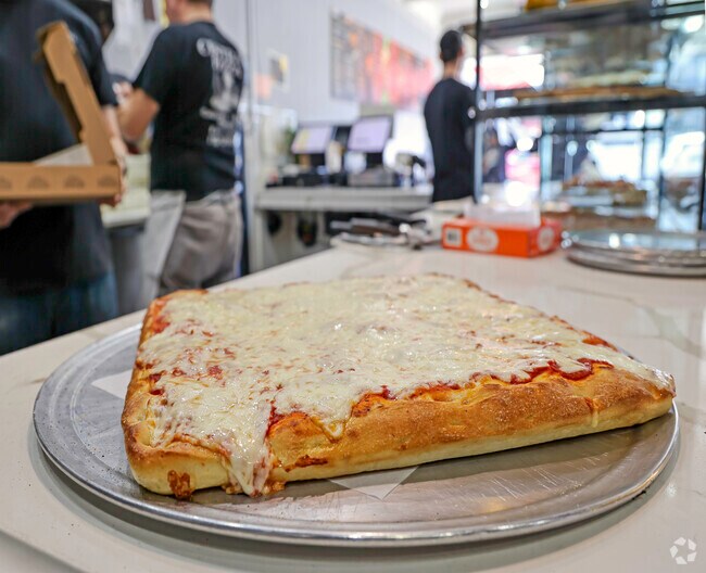 Get some of the best pizza in the city at Cestra's Pizza in the Throggs Neck neighborhood.