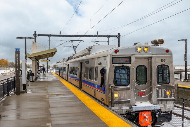 Commute into Denver on the RTD Light Rail from Adams City.