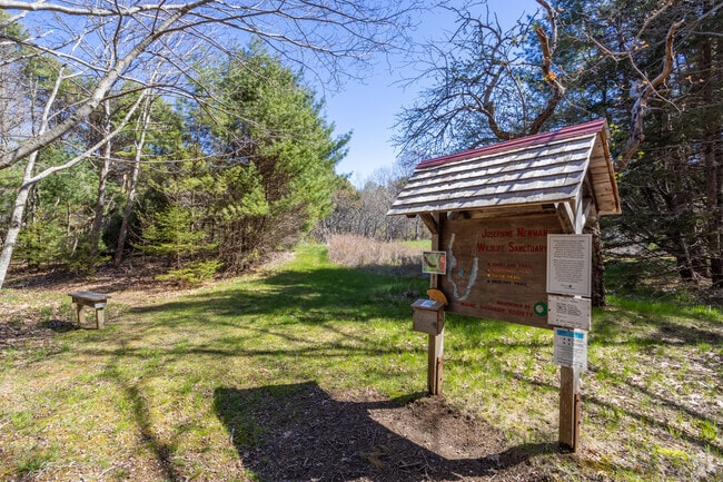 The Josephine Newman Sanctuary is a 119-acre nature preserve located south of Bath, Maine.