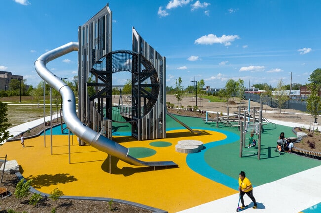 Children of all ages play at Warren Gateway in Tireman.