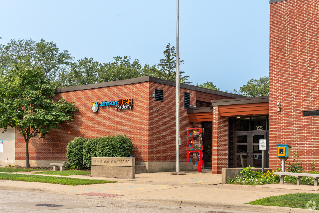 Johnson Elementary School. challenges and encourages children to learn.