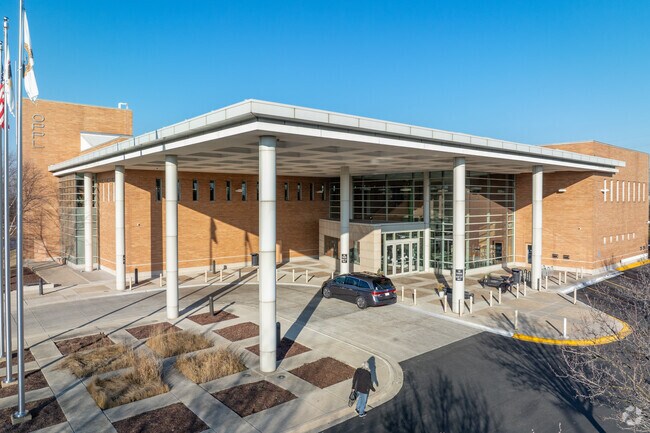 The Orland Park Public Library has over 93,000SF of amenities.