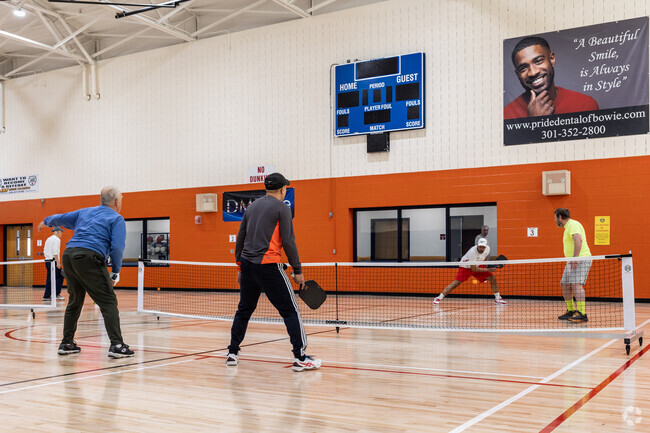 PG Pickleball at the Bowie Gymnasium is for all skill levels.