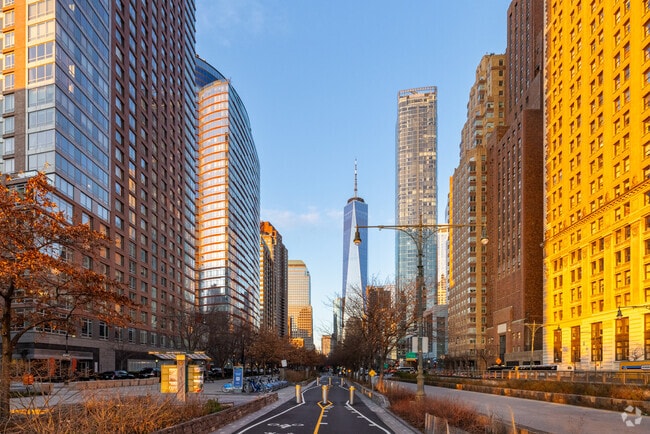 Nestled next to World Trade Center, Battery Park occupies prime real estate in lower Manhattan.
