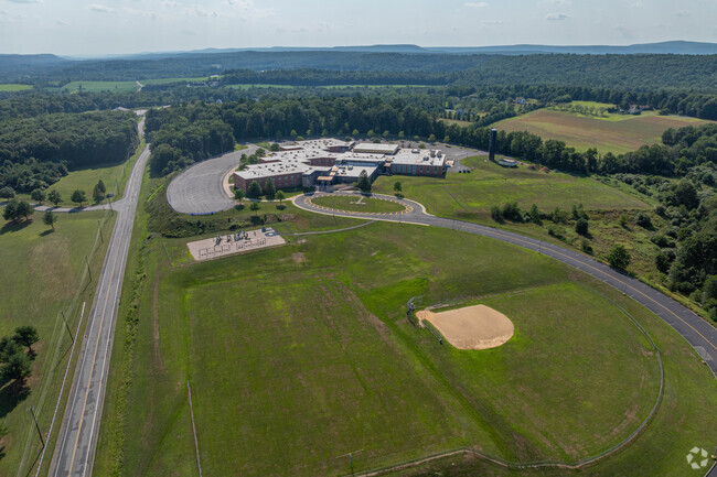 Students can enjoy the sprawling grounds of Pleasant Valley Intermediate School.