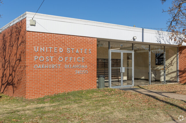 Oakhurst was incorporated in 1918 and sits at the boundary of the cities of Tulsa and Sapulpa.