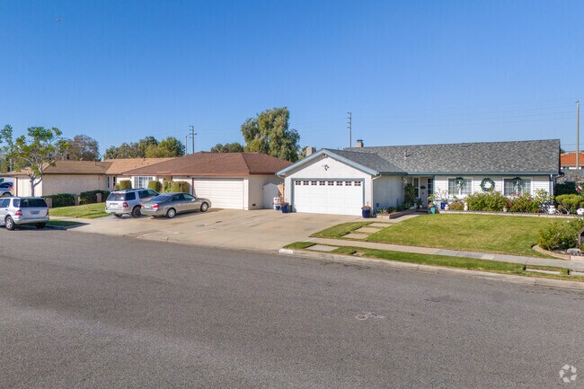Many Tierra Vista homes have attached two-car garages.