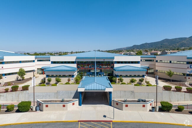 Entrance to Citrus Hills Intermediate School in the city of Corona, Ca.