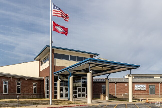 Jones Elementary School is located on AR-265 near New Hope Road in Rogers.