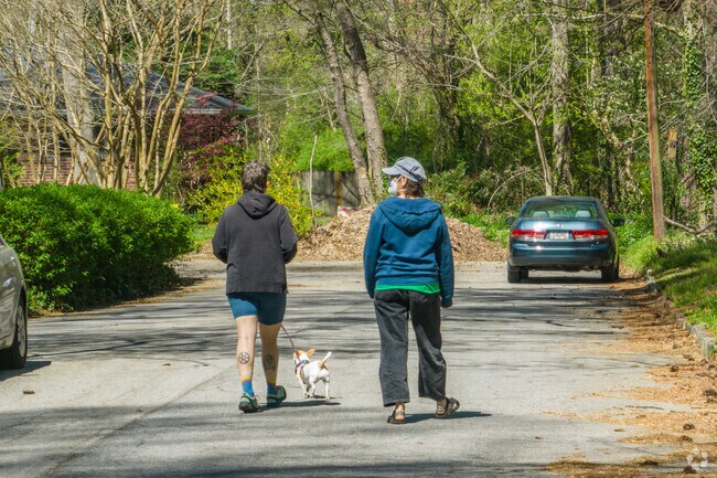 Residents in Medlock Park often enjoy the wide streets and green spaces the neighborhood has to offer.