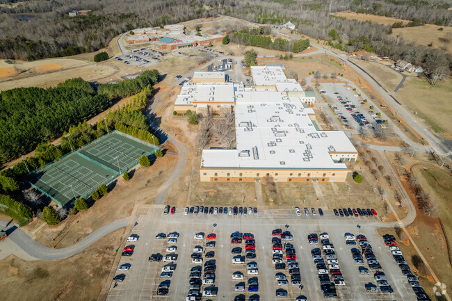 Parking at Greer High School
