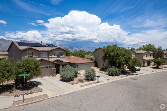 A house with solar panels in Riverhaven, in Rillito.