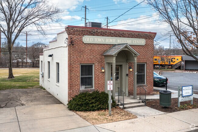 Old Bowie Welcome Center in Bowie was once part of the Pennsylvania Rail Road.