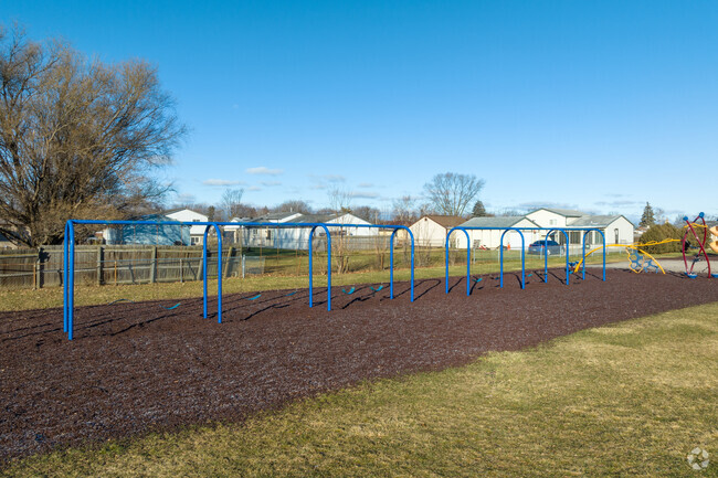 Swings at John R. Kment Elementary School.