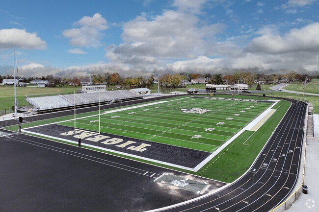 High school football games bring Lebanon families together each fall.