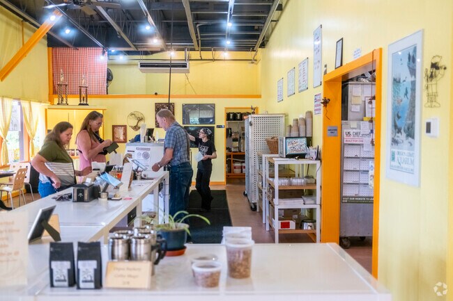 Depoe Bakery has delicious baked goods and it is located in the Salishan area.