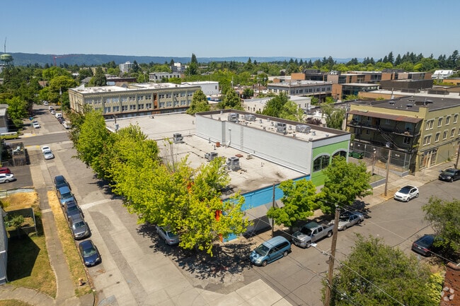 Overlooking th Rosemary Anderson High School toward PCC.