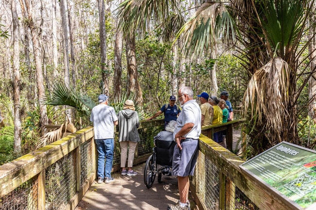 The Arthur R. Marshall Nature Preserves near Valencia Pointe offers an audio tour for visitors.