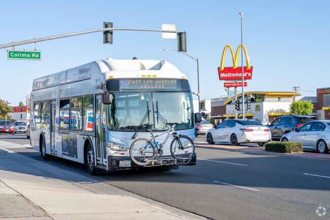 Many bus stops and transportation options are available in Mar Vista Heights.