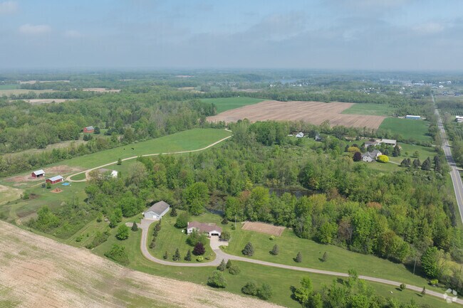 Many of the residential homes in Vergennes Township are farmhouses on acreage.
