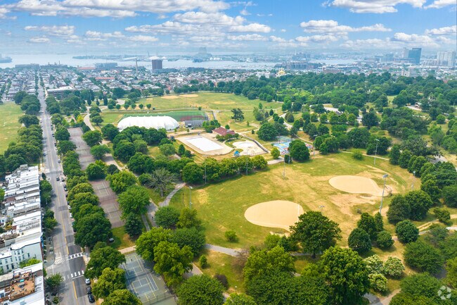 Patterson Park is located in the Canton neighborhood and is a great spot for athletics.