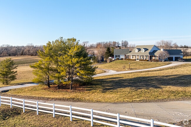Some Grain Valley homes sit on acres of land.