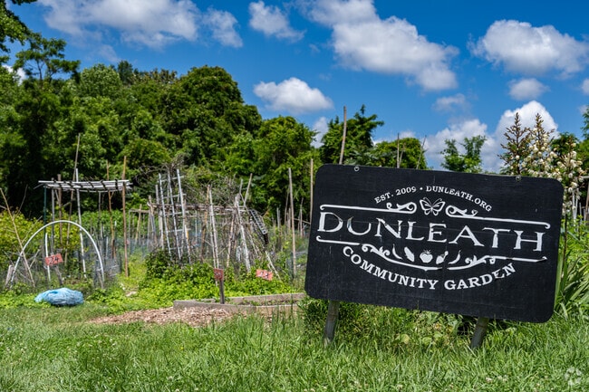 The Dunleath Community Gardens in Greensboro are loved by many in the local area.