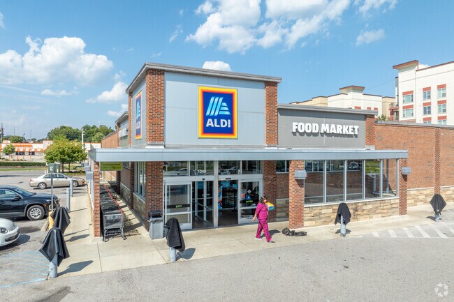 Shop for groceries at the Aldi near University Area.