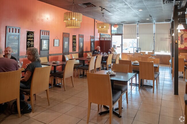 The dining area at Jaidee Thai has a delightful mix of decor near the Juniata Gap neighborhood.