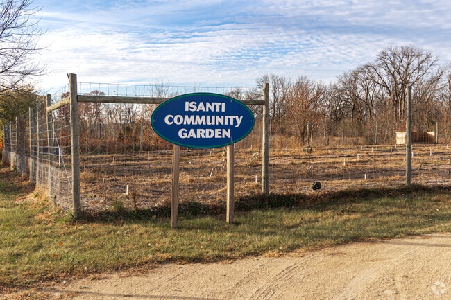 Community garden plots at River Bluff Preserve Park in Isanti bring neighbors together in nature’s frame.